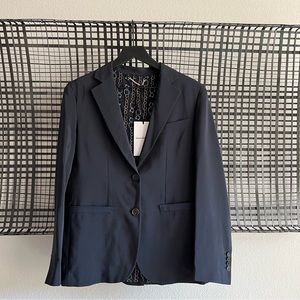 Salvatore Ferragamo Midnight Blue Suit Jacket